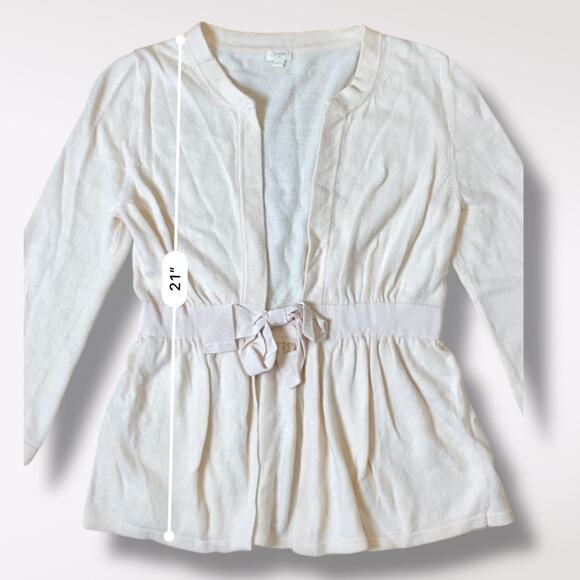 J.Crew Pink Coquette Wool and Cashmere Blend Sweater Size XS Ballet Boho - Picture 5 of 9